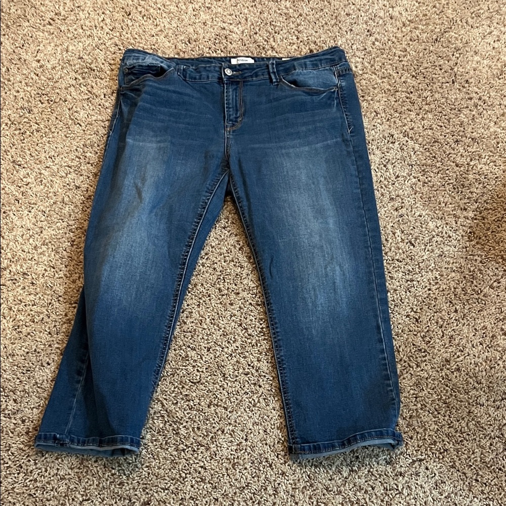 Kensie Women's Blue Ankle & Cropped Jeans